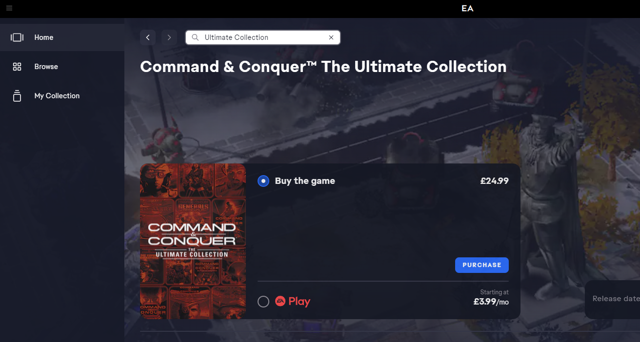 EA App - Ultimate Collection Purchase